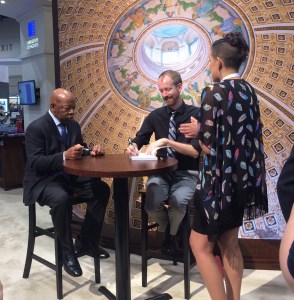 John Lewis signing books at ALA