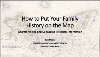 First slide to presentation