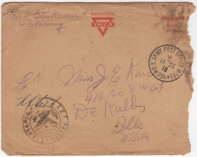 Kaiser_Glenn_WWI_letter_1918-11-23_envelope