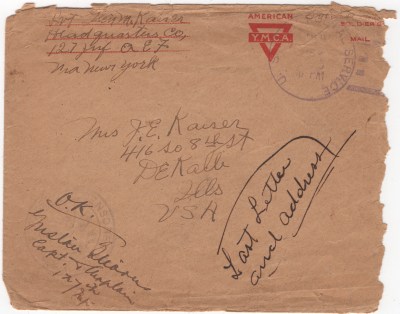Kaiser_Glenn_WWI_letter_1919?_envelope
